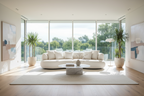 Mid Century Modern Sectional Curved Sofa Couch
