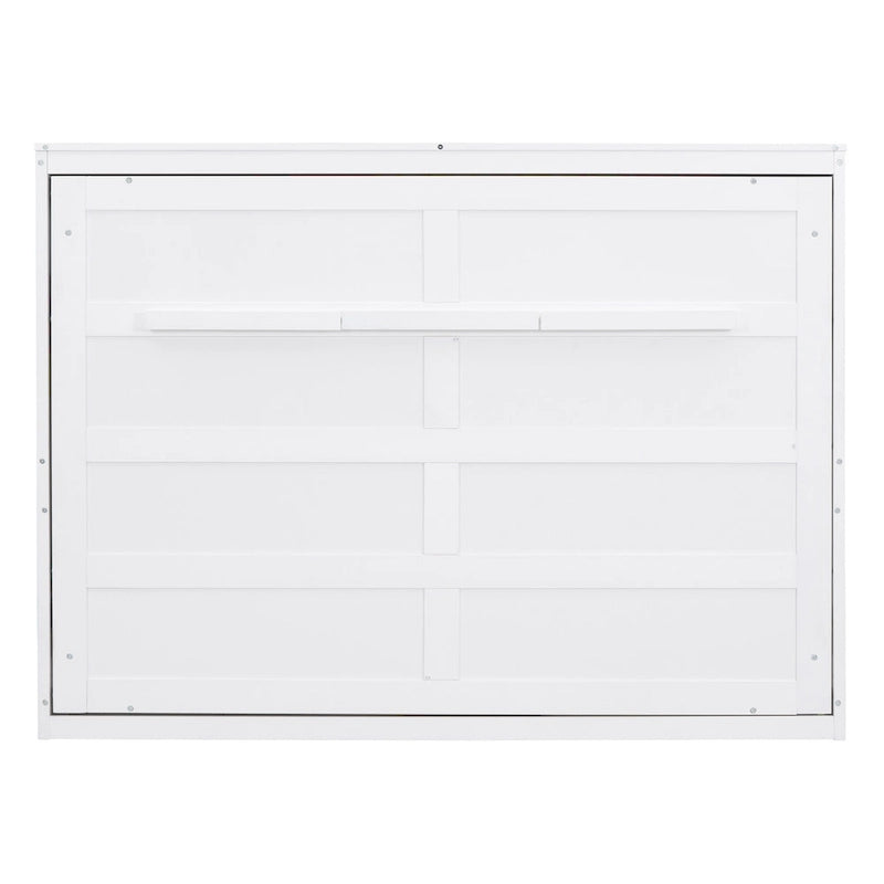 Full Wooden Wall Murphy Bed, Space-Saving