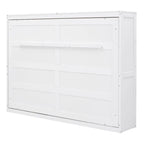 Full Wooden Wall Murphy Bed, Space-Saving