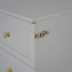 Gray Full Size Murphy Bed with Versatile Storage & Large Drawers