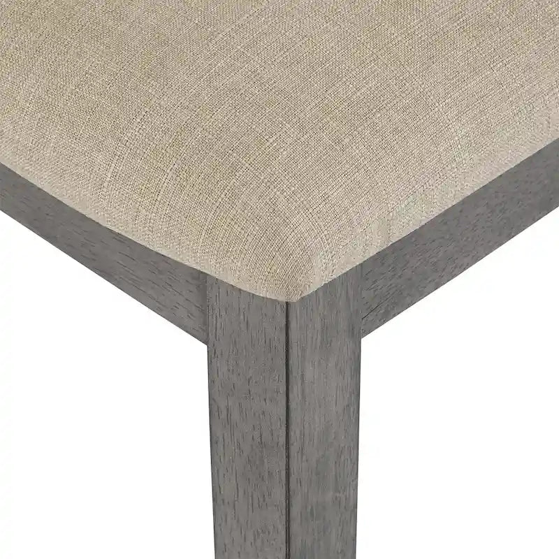 Beige Rattan Linen Beige Linen Rattan Back Dining Chairs (Set of 2) – Cadden Furniture