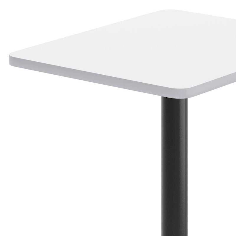 24 x 30 Rectangular Laminate Table Top with 22 x 22 Table Height Base - 24W x 30D x 31.125H