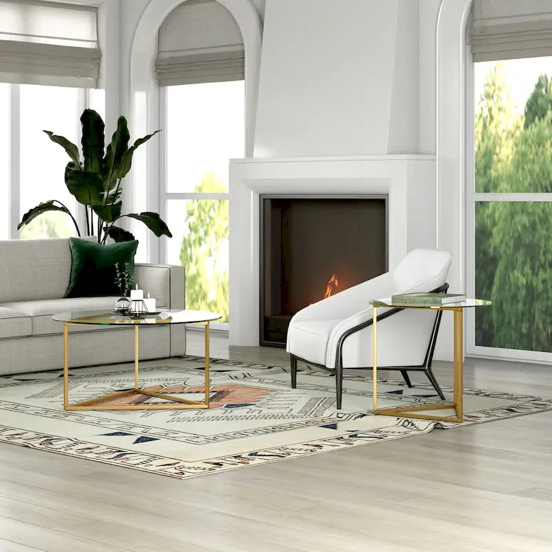 24 Wide Round Side Table - 24 Wide