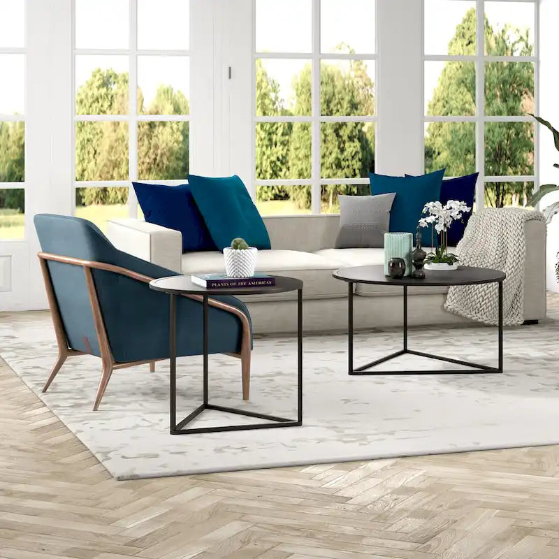 24 Wide Round Side Table - 24 Wide