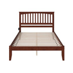 Solid Wood Queen Platform Bed in Walnut