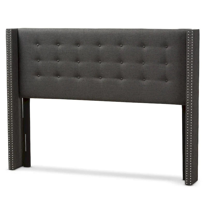 Contemporary Fabric Winged Headboard