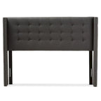 Contemporary Fabric Winged Headboard
