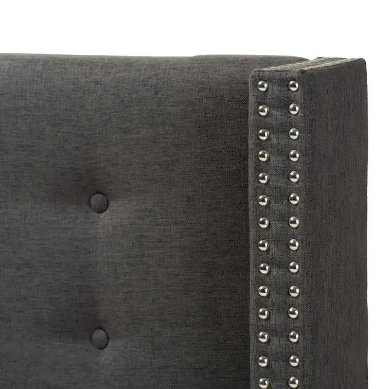 Contemporary Fabric Winged Headboard