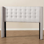 Contemporary Fabric Winged Headboard