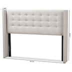 Contemporary Fabric Winged Headboard