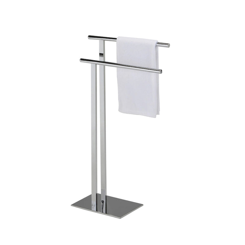 Freestanding Bathroom Towel Rack Stand, Chrome