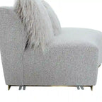 Curved Sofa with 3 Pillow Included