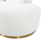 Curved Sofa with 3 Pillow Included
