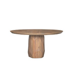 60 Light Brown Wood Dining Table - 60.0L x 60.0W x 30.0H