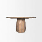 60 Light Brown Wood Dining Table - 60.0L x 60.0W x 30.0H