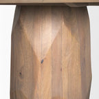 60 Light Brown Wood Dining Table - 60.0L x 60.0W x 30.0H