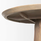 60 Light Brown Wood Dining Table - 60.0L x 60.0W x 30.0H