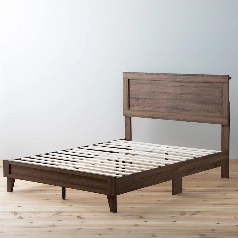 Classic Wood Platform Bed