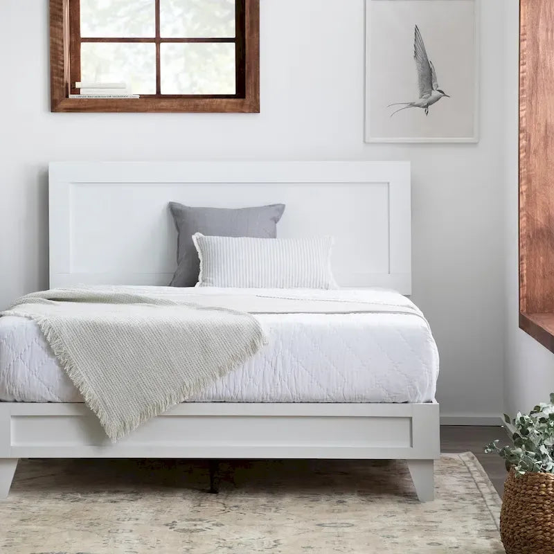 Classic Wood Platform Bed