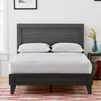 Classic Wood Platform Bed