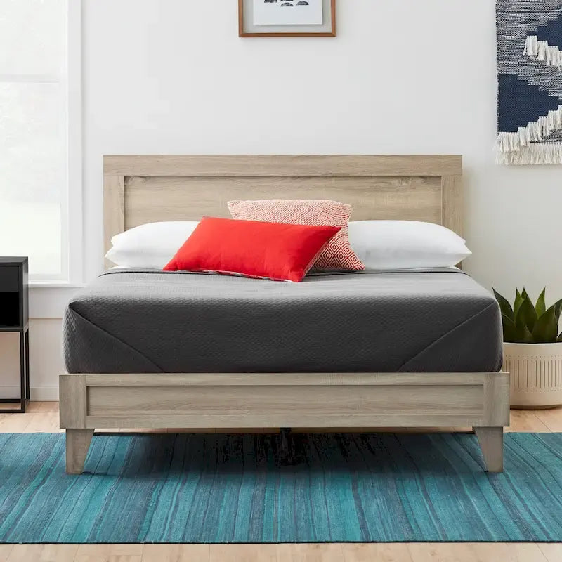 Classic Wood Platform Bed