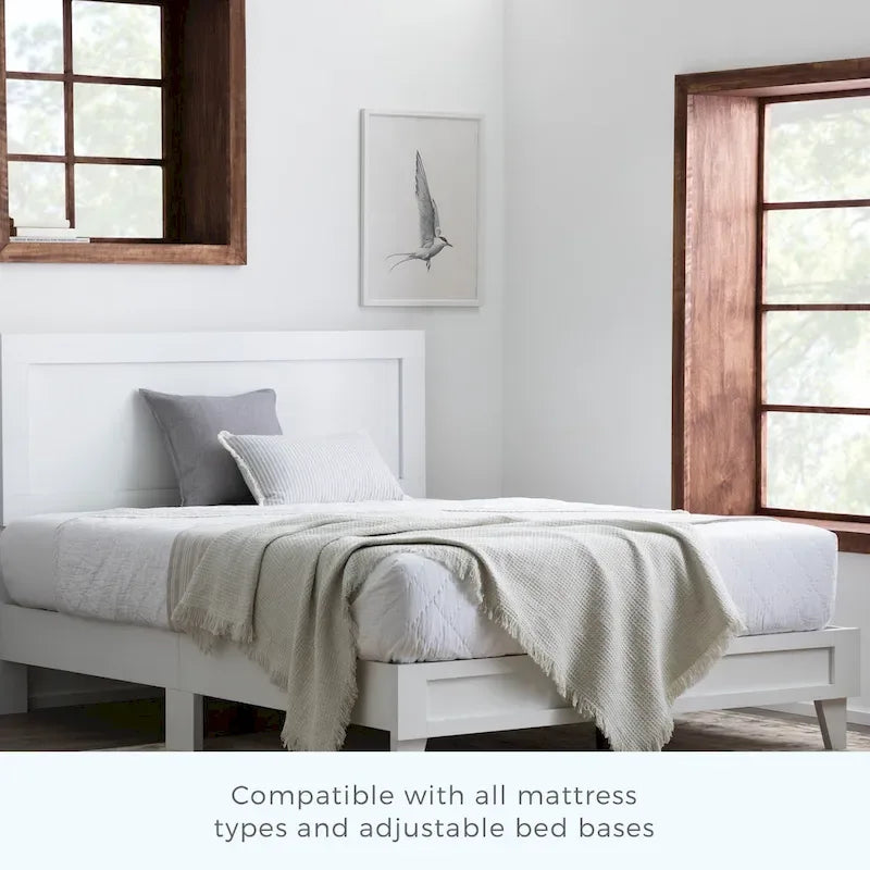 Classic Wood Platform Bed