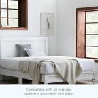 Classic Wood Platform Bed
