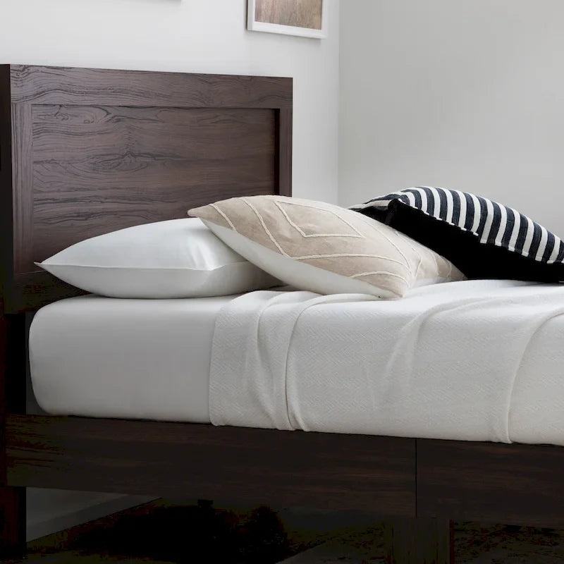 Classic Wood Platform Bed