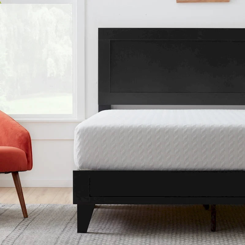 Classic Wood Platform Bed
