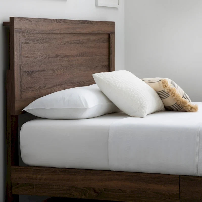 Classic Wood Platform Bed