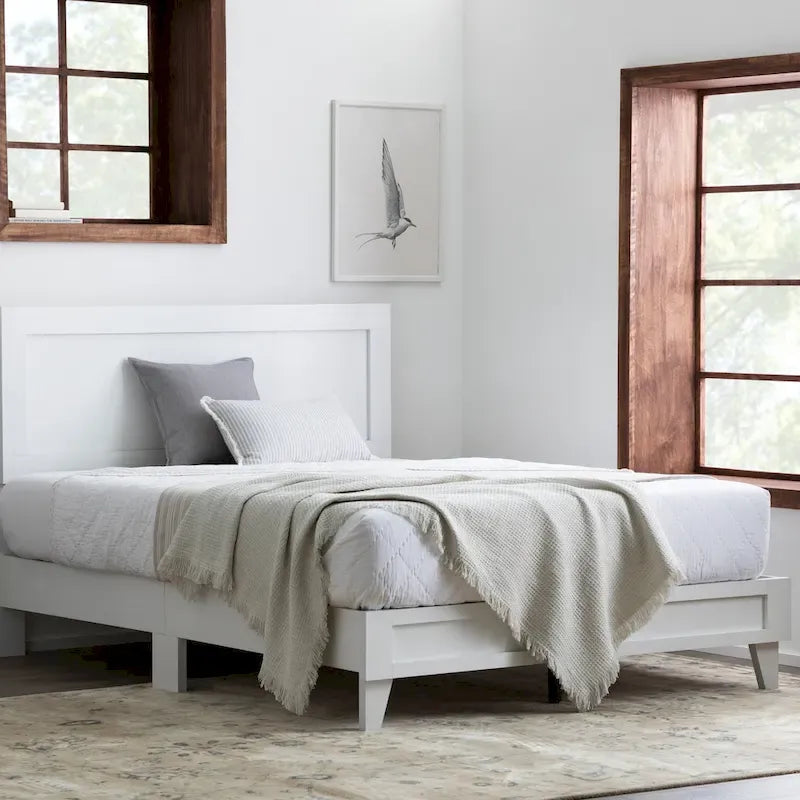 Classic Wood Platform Bed