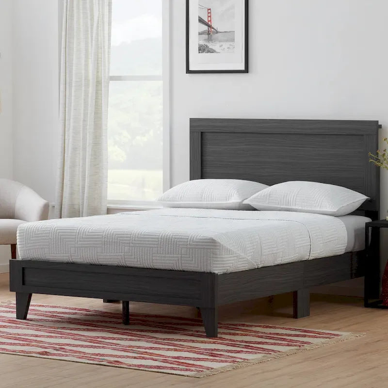 Classic Wood Platform Bed