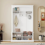 Hall Tree with Bench and Shoe Storage