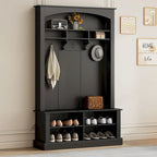 Hall Tree with Bench and Shoe Storage