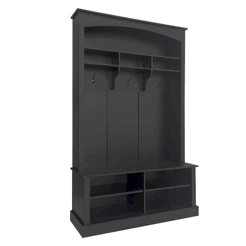 Hall Tree with Bench and Shoe Storage