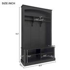 Hall Tree with Bench and Shoe Storage