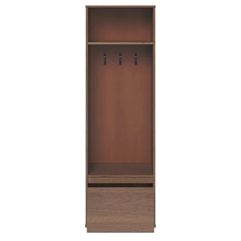 Mid Century Hall Tree 1 Drawer