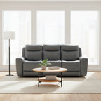 Steel Power Reclining Sofa - 89W x 42D x 43H