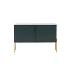 Green Cupboard Console Table with Storage, Sideboard Buffet Table for Living Room & Kitchen - 48.4 inch