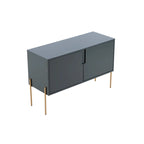Green Cupboard Console Table with Storage, Sideboard Buffet Table for Living Room & Kitchen - 48.4 inch