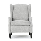 Traditional Fabric Recliner Chairs with Studded Border