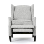 Traditional Fabric Recliner Chairs with Studded Border