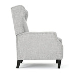Traditional Fabric Recliner Chairs with Studded Border